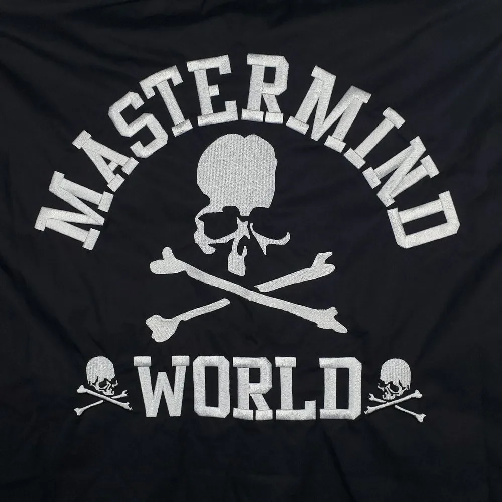 Mastermind World Mitchell & Ness Large Windbreaker Jacket 2023 Collab Black‎ New - Picture 12 of 12